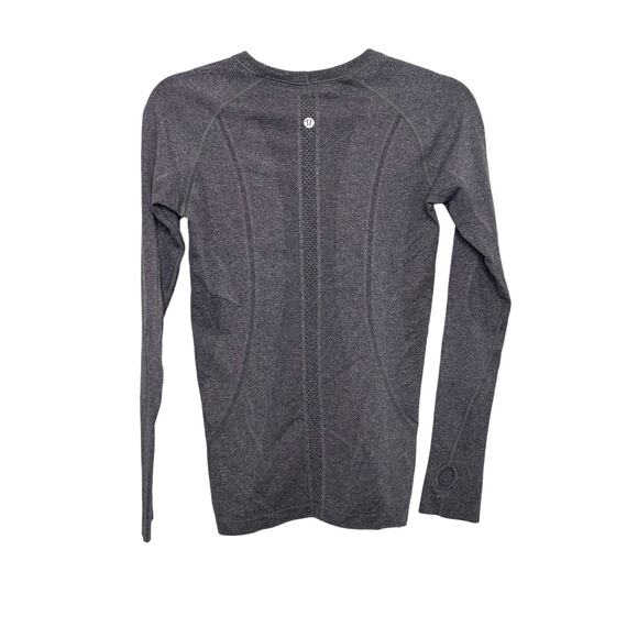 Lululemon Women’s Long Sleeve Swiftly Tech Gray Crew Neck Shirt 6 - Picture 9 of 10